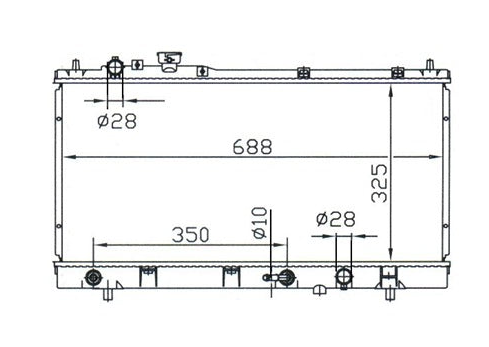 Mazda 323 Protege BJ KN KQ Radiator / MA23020