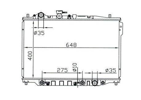 Mazda 626 GD 2.2L Radiator / MA23021