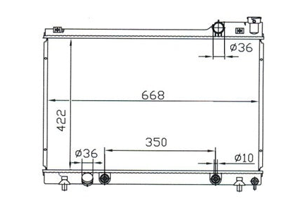 Mazda 929 HD HE Radiator / MA23024