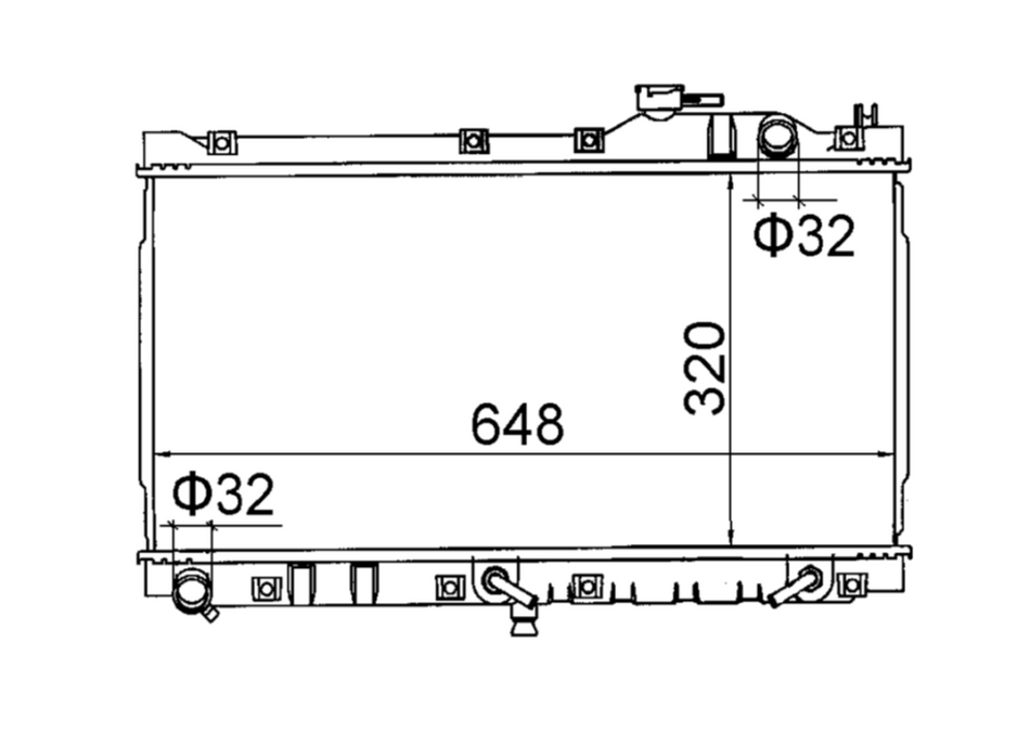 Mazda MX5 NA 1.6L Full Aluminium Radiator / MA23031A