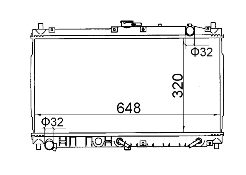 Mazda MX5 NB 1.8L Full Aluminium Radiator / MA23033A