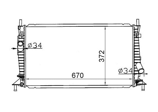 Mazda 3 BK Auto or Manual Radiator / MA23036