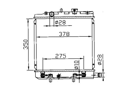Mazda 121 Metro 1.3L/1.5L Radiator / MA23037