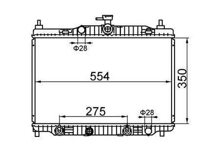 Mazda 2 5-Door Radiator / MA23050
