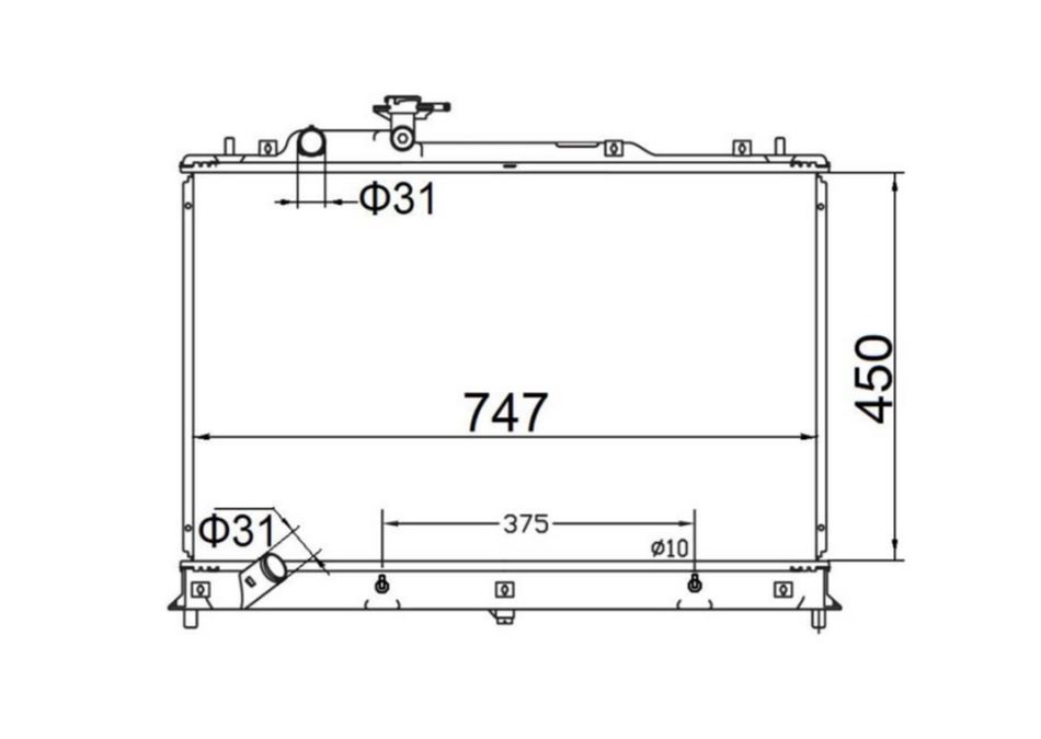 Mazda CX7 Radiator / MA23051