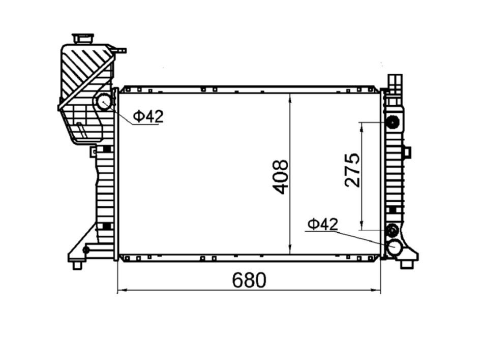 Mercedes-Benz Sprinter Radiator / MB15026