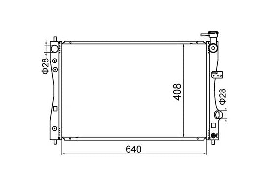 Mitsubishi Colt RG Radiator / MI12046