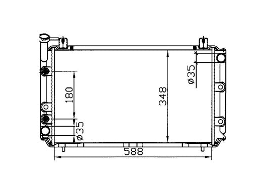 Nissan Pulsar N13 Radiator / NI19032