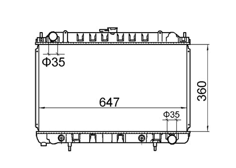 Nissan 200SX S14 S15 Full Aluminium Radiator / NI19035A