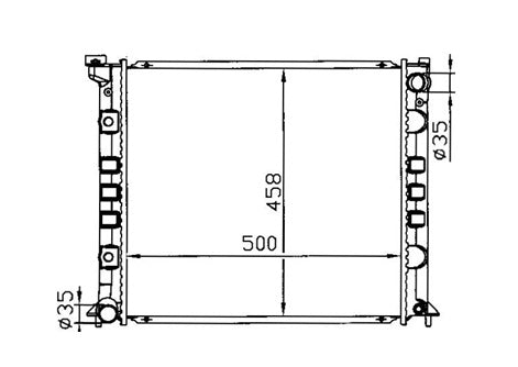 Nissan 300ZX Z32 3.0L Manual Full Aluminium Radiator / NI19038A
