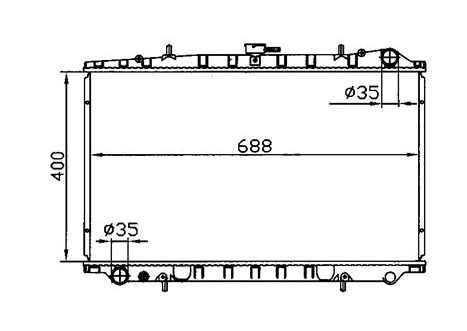 Nissan 300ZX Z32 V4 Manual Full Aluminium Radiator / NI19040A