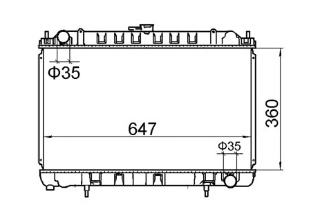 Nissan Silvia S14 Manual Full Aluminium Radiator / NI19044A