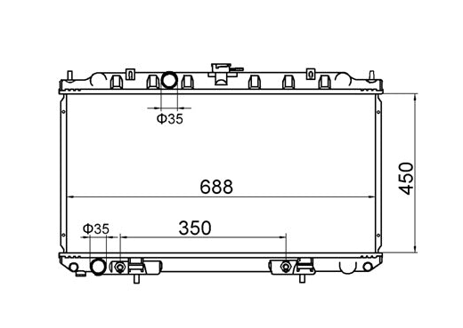 Nissan X-Trail 4-Door Wagon 4WD Radiator / NI19049