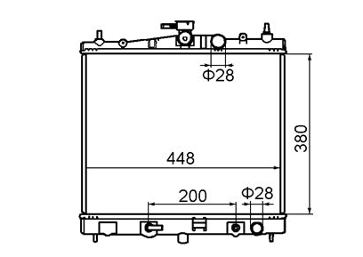 Nissan Micra K12 Radiator / NI19058