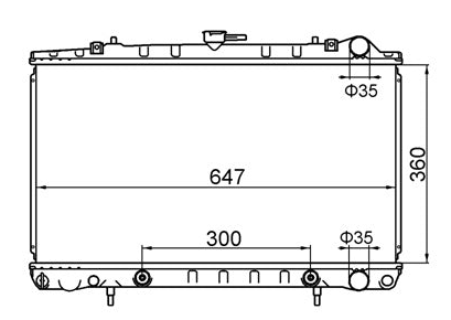 Nissan Silvia S13 II 1.8L Radiator / NI19062