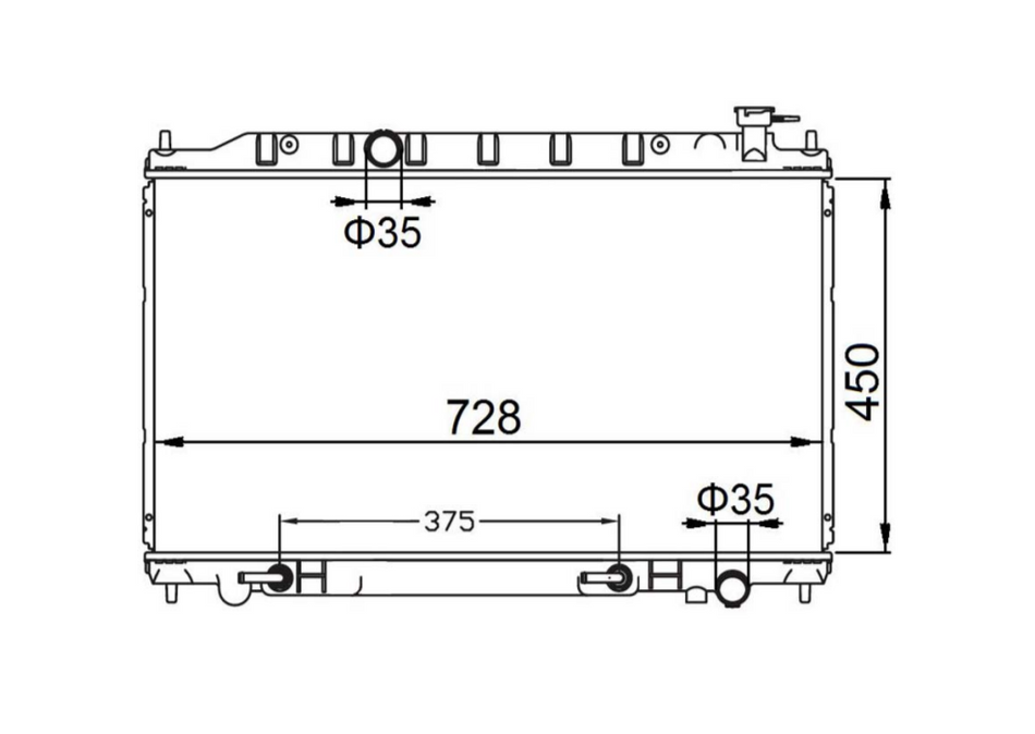 Nissan Murano Z50 Wagon Radiator / NI19065