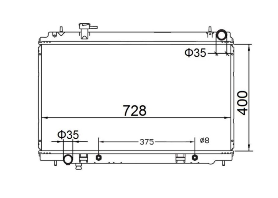 Nissan 350Z Z33 Radiator / NI19068