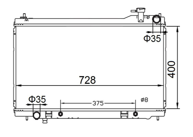 Nissan Skyline V35 Radiator / NI19070