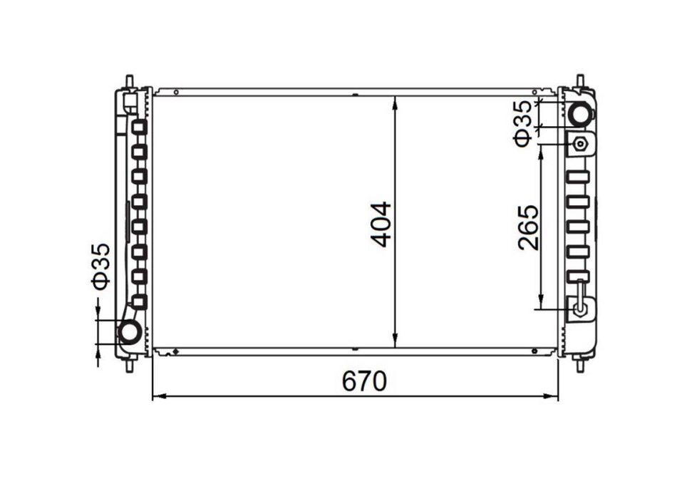 Nissan Maxima J32 Radiator / NI19071