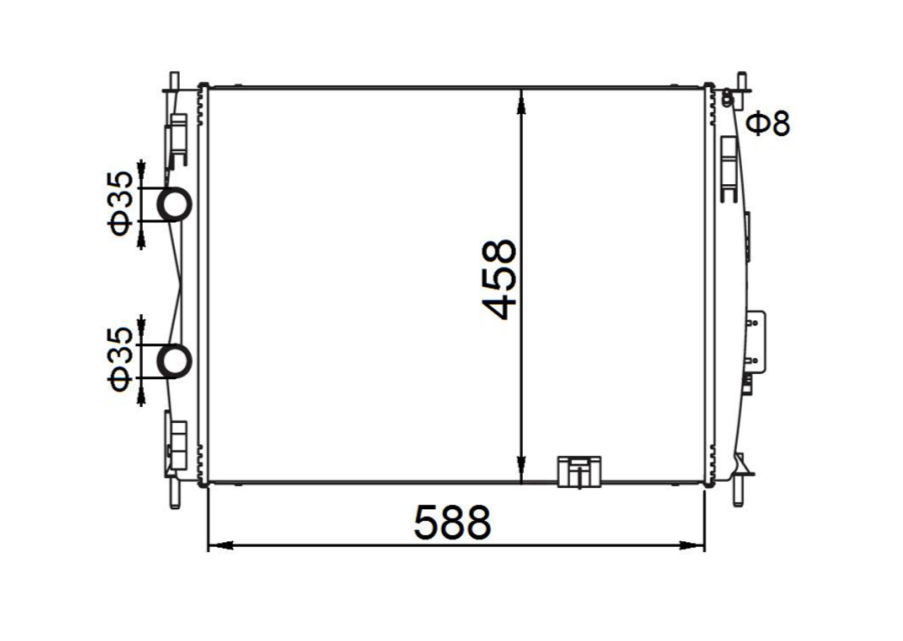 Nissan Dualis J10 2.0L Petrol Manual Radiator / NI19073