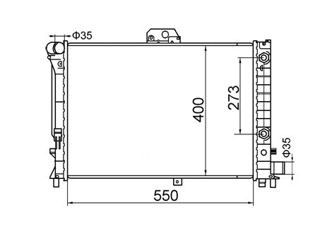 Saab 9000CD Radiator / SA35011