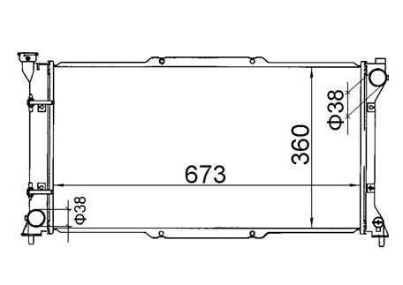 Subaru Liberty 1.8L 2.0L Radiator / SB14015