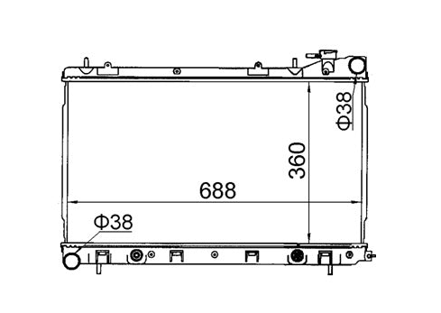 Subaru Forester 2.5L Petrol Radiator / SB14019