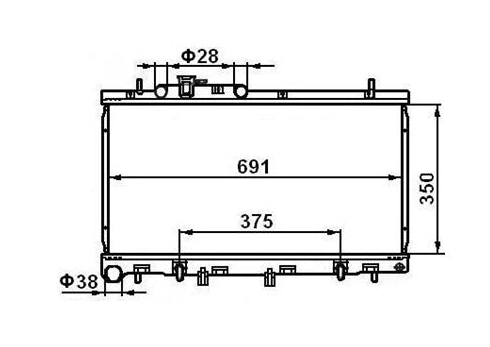 Subaru Outback 3.0L Radiator / SB14024