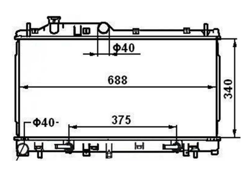 Subaru Impreza Radiator / SB14032