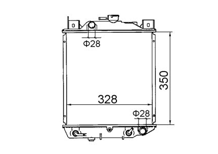 Suzuki Swift SF413 SF310 3/4/5-Door 1.3L Radiator / SZ24011