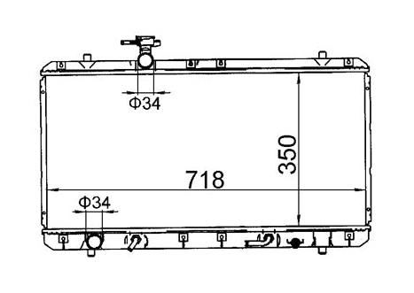 Suzuki Liana RH416 RH418 Radiator / SZ24016