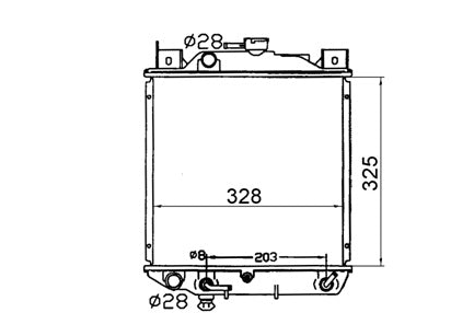 Suzuki Swift SF413 SF310 3/4/5-Door 1.3L Radiator / SZ24019