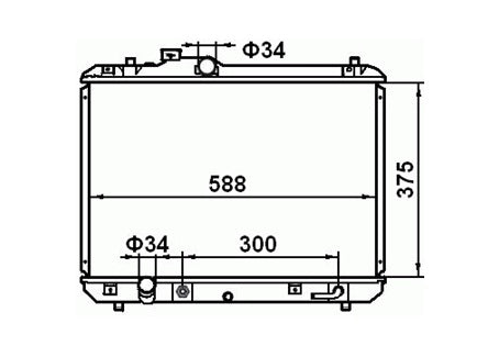 Suzuki Swift RS415 Radiator / SZ24022