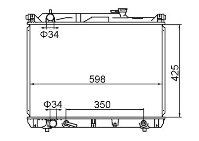 Suzuki XL-7 JA627 Grand Vitara Radiator / SZ24024