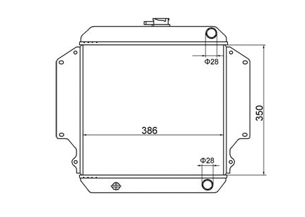 Suzuki Sierra 2-Door SF410 SJ413 Soft Top Manual Full Aluminium Radiator / SZ24025A