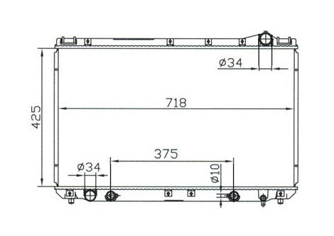 Toyota Avalon Radiator / TY18011