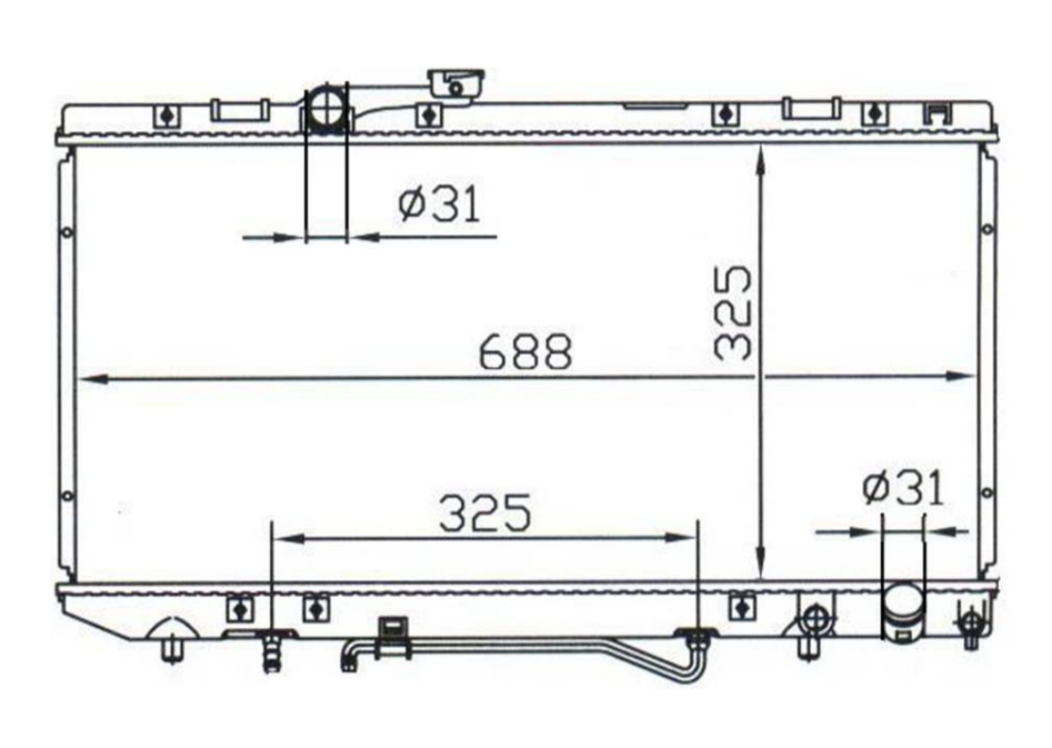 Toyota Celica ST184 Radiator / TY18013