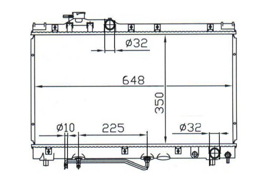 Toyota Celica ST204 Radiator / TY18014