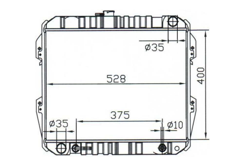 Toyota Hilux YN86 Radiator / TY18037