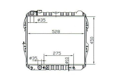 Toyota Hilux LN50 LN85 Diesel Radiator / TY18044