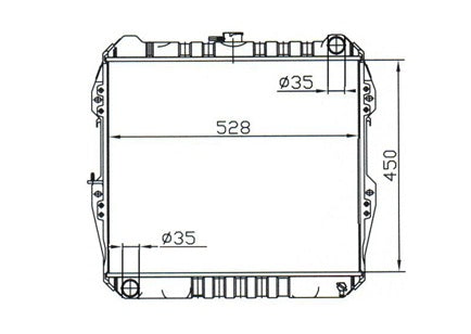 Toyota Hilux LN65 Manual Radiator / TY18052