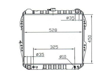 Toyota Hilux LN65 Radiator / TY18053