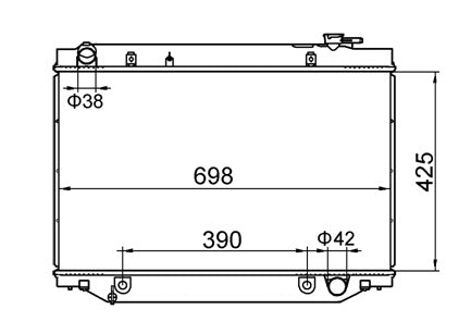 Toyota Landcruiser FZJ80 Radiator / TY18067