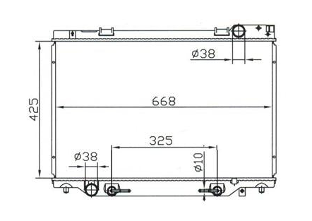 Toyota Tarago TCR10 Radiator / TY18075