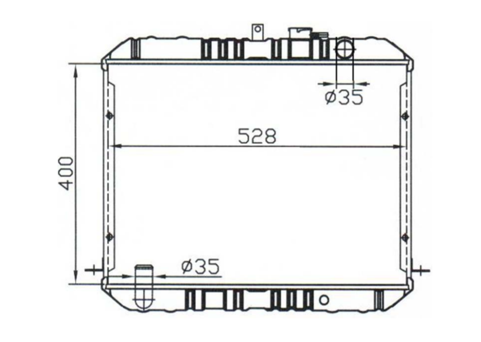 Toyota Hiace 2Y Manual Radiator / TY18081