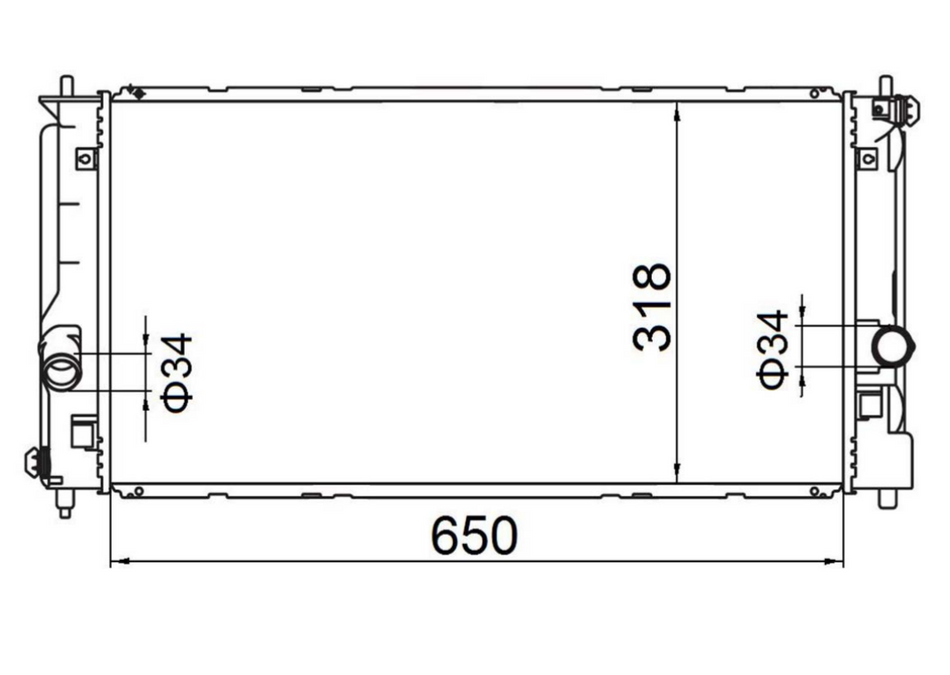 Toyota MR2 30 Series 2-Door Convertible Manual Radiator / TY18131