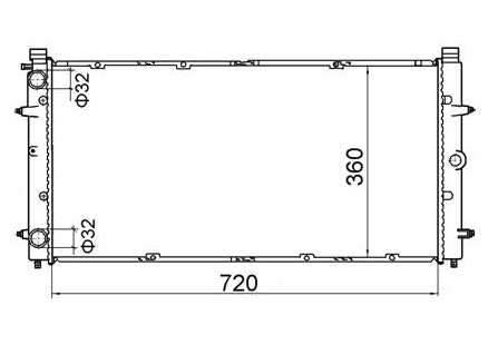 Volkswagen Transporter Radiator / VK11013