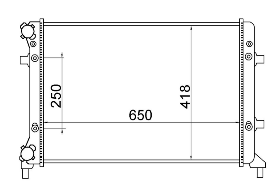Volkswagen Golf Mk5 V Radiator / VK11015