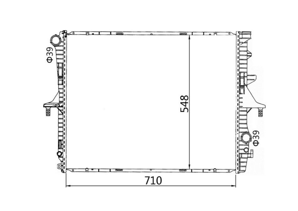 Volkswagen Touareg 5.0L TR TDI Manual Radiator / VK11021