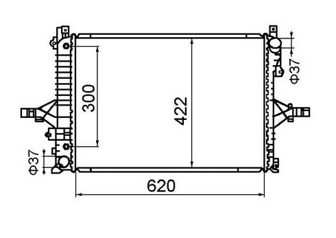 Volvo S60 S70 V70 C70 Radiator / VL34012